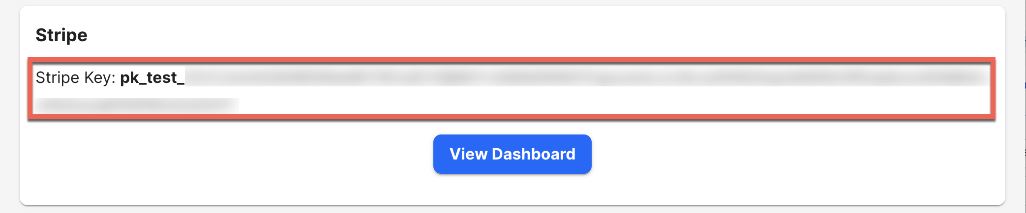 Stripe connect success